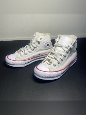 Converse All Star Chuck Taylor Iconic Shoes White Youth Unisex Size 3